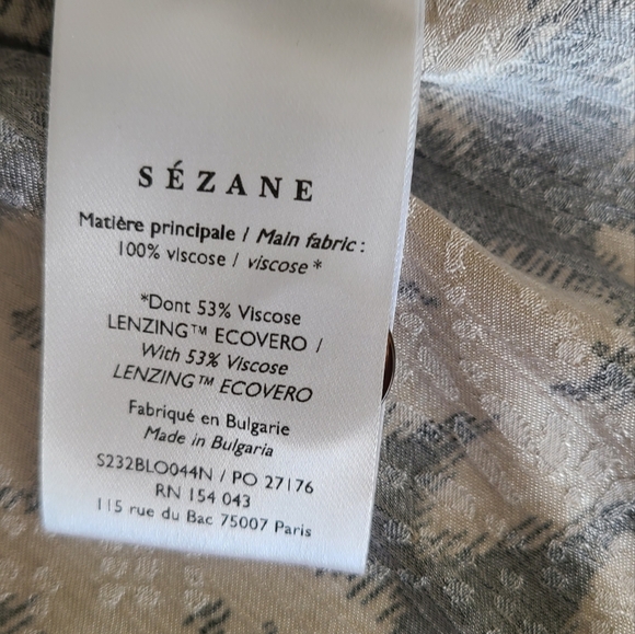 Sezane Linon Blouse - Picture 7 of 11